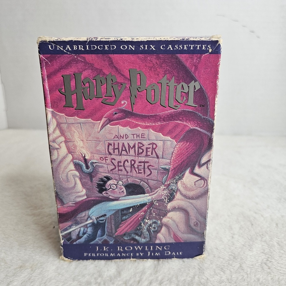 Harry Potter Chamber of Secrets Cassette Tape Audiobook Unabridged Jim Dale Set
